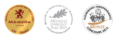 Vin rouge médaillé, cuvée Pascal