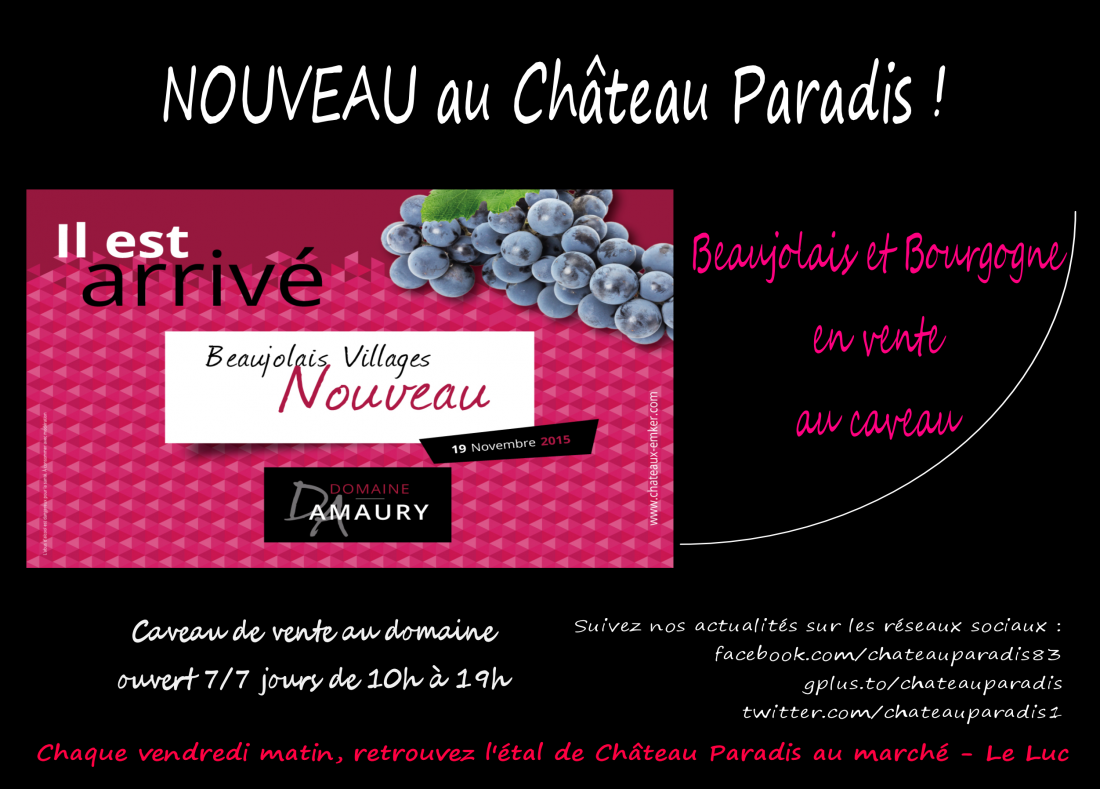 Le beaujolais s’invite en Provence